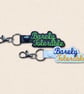 Barely Tolerable Keyring - Funny Faux Leather Bag Charm
