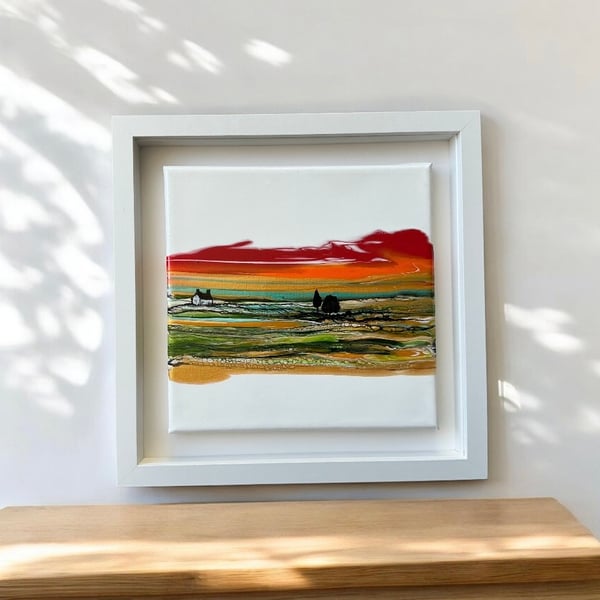 Northumberland hills - Autumn haze little White House 