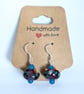 Glass Lampwork Dangle Earrings: Sterling Silver Earwires - Image 6