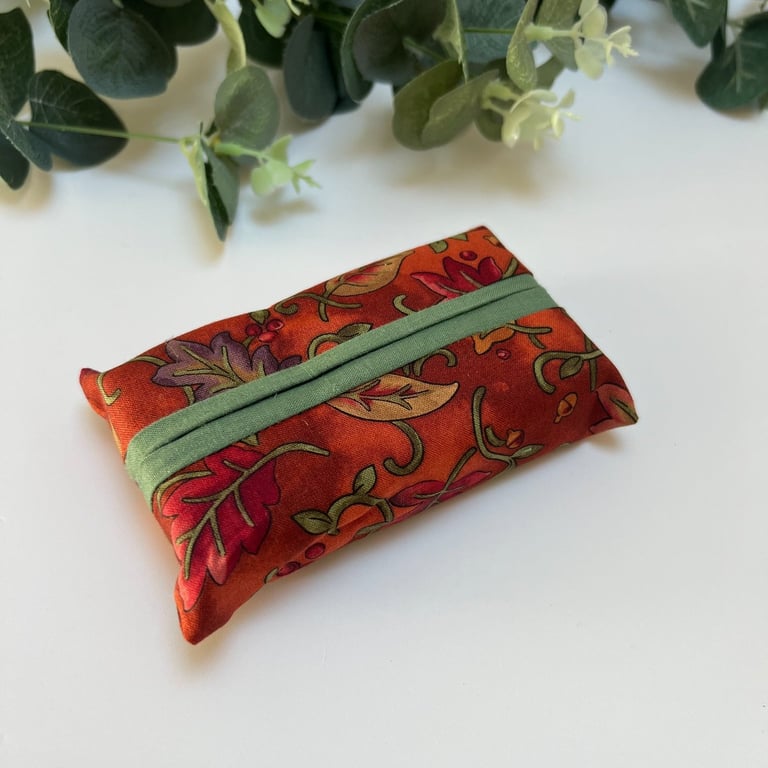 Tissue Holder: Autumn Leaves