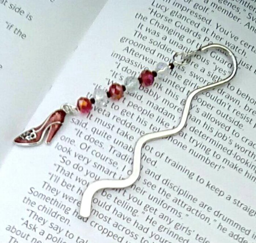 Red Stiletto bookmark.
