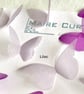 Silk Organza Hand Crafted Butterflies in Shades of Violet - Image 2