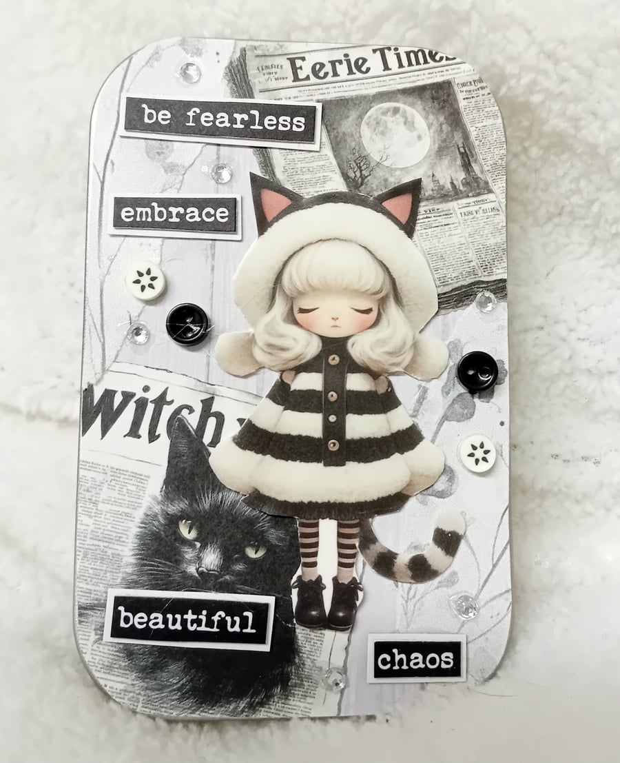 "Little Witch" Tin Library