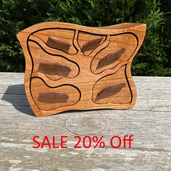 Cherry Wood Jewellery Box (WJB21)