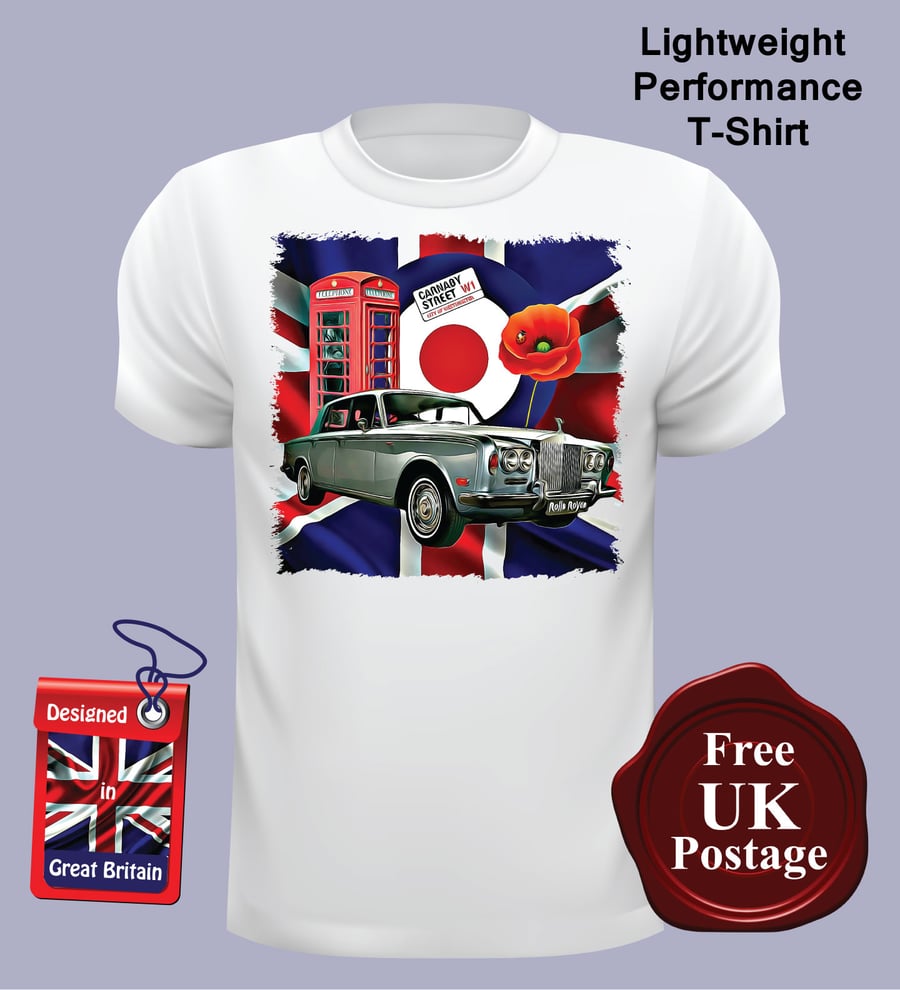 Rolls Royce Silver Shadow T Shirt, Mens T Shirt, Choose Your Size