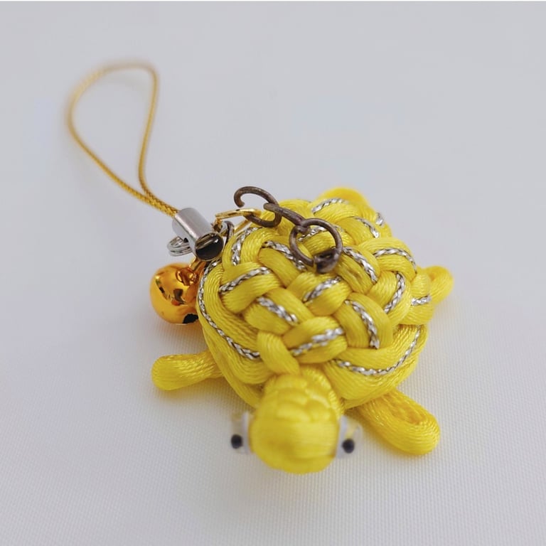 Chinese Knot Miniature Turtle Bag Charm (Small)