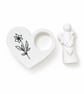 Handmade Angel Decoration on Heart Base - Image 2