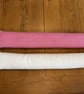 Handmade Pink Draught Excluder Removable Washable Cover Sand & Hollow Fibre - Image 3