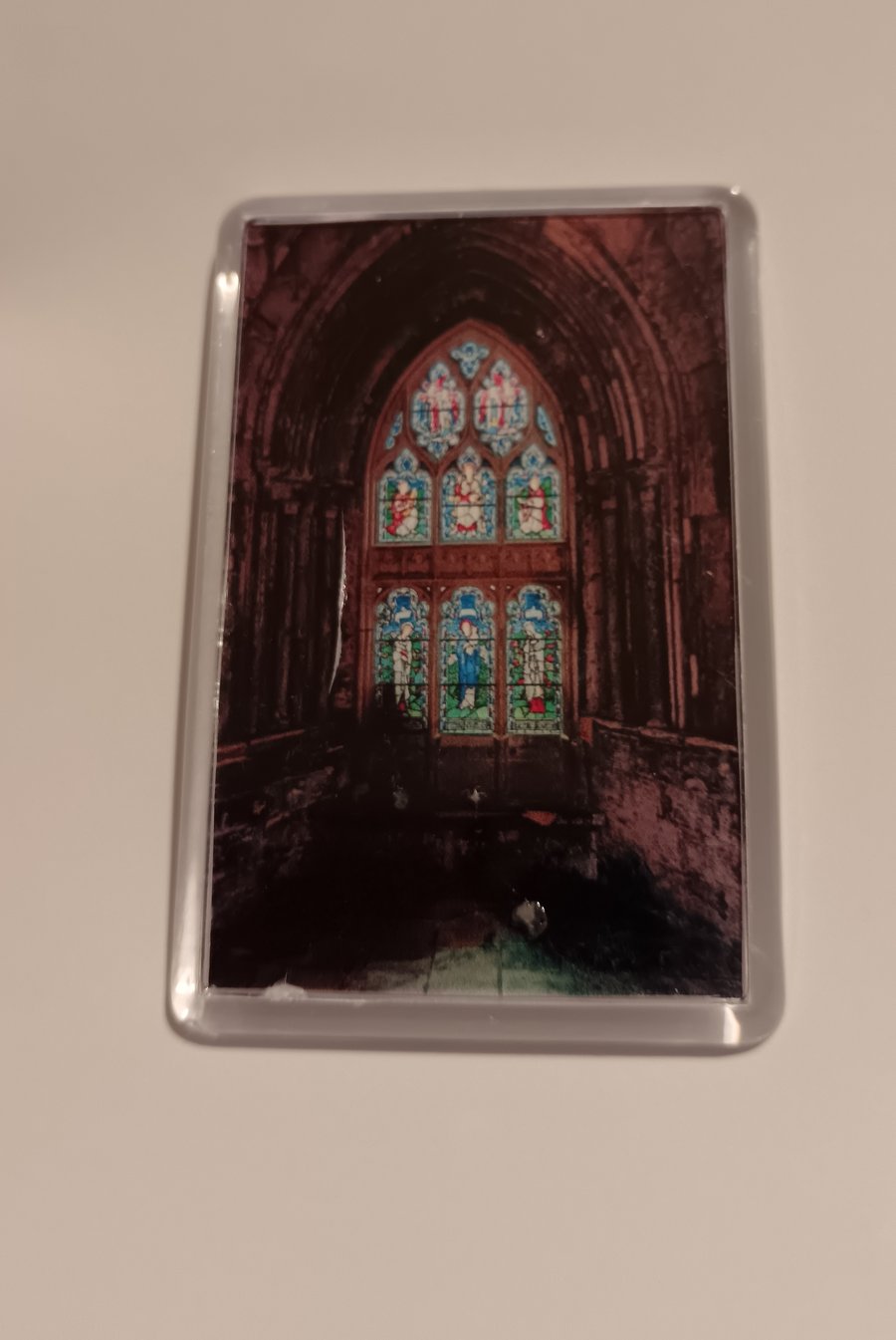 Gloucester Cathedral Stained Glass Window Alcove Photography Fridge Magnet 