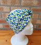  Headband green blue floral viscose jersey twist front turban hair accessories  - Image 4