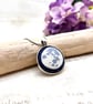 Glow in the Dark Moon Pendant Necklace Unique Celestial Jewellery - Image 2