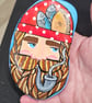 Hand Painted Fisherman Rock 4