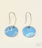 027 - Handmade Aluminium and Silver Reversible Earrings - Image 2