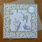 Special Friend Card - Botanical Butterflies and Flowers - Easter, Birthday