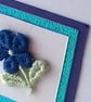 Blue flower open card - Image 3
