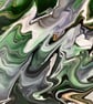 Abstract Acrylic Pour Canvas - Image 7