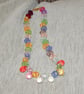 Children's Flower & Drop Bead Necklace - Image 1