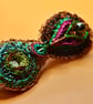 Double drop brooch - recycled  - Image 2