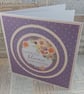Handmade card - Happiness blooms from within - Image 5