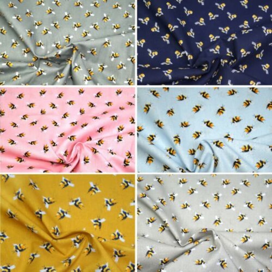 Bee Tablecloths , Cotton . Many Colours 100 to 400 x 135cm 