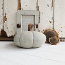 Large Pale Blue Pumpkin