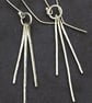 Hand Made Sterling Silver Earrings (ERSSDGSK2) - UK Free Post - Image 3