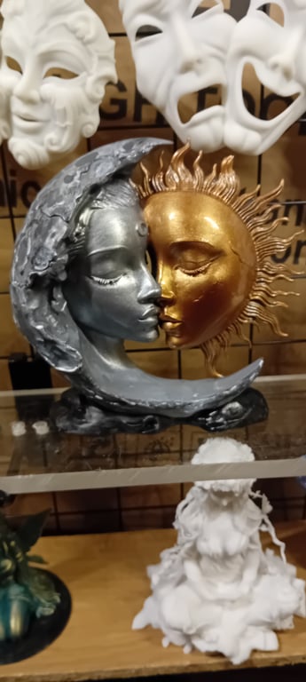 Sun and Moon Ecliptic Moment 14cm x 14cm