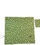 Interchangeable knitting needle case with mini green sheep , holds 2 sets, - Image 6