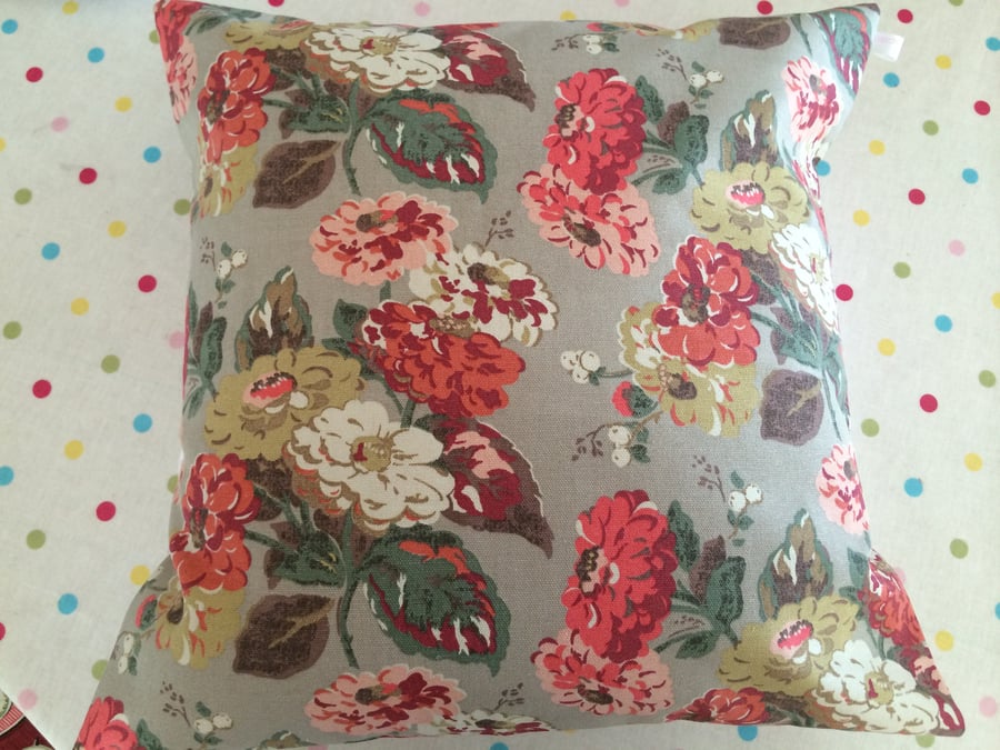 Cushion,pillow cover,decorative cover,quilt in cath kidston autumn bloom  fabric