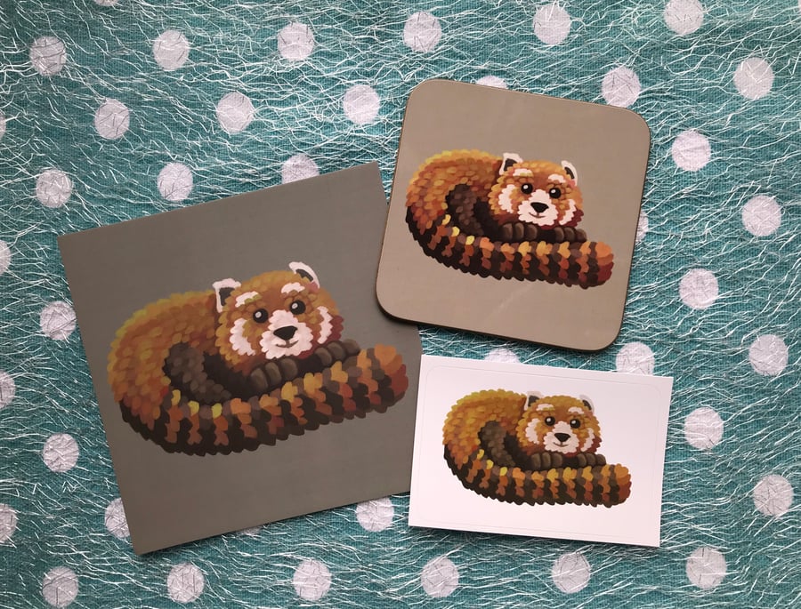 Red Panda Gift Set