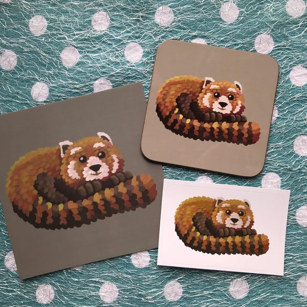 Red Panda Gift Set