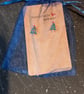 Tree earrings Christmas Tree stud earrings OOAK - Image 3