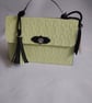 Lime and Liquorice Argyle Embossed Handbag Style Gift Bag  - Image 7