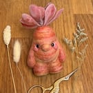 Succulent Gnome Art Doll Peachy