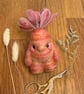 Succulent Gnome Art Doll Peachy