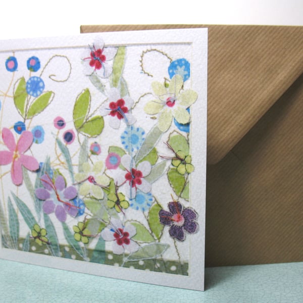 Thank you Flower Garden  card