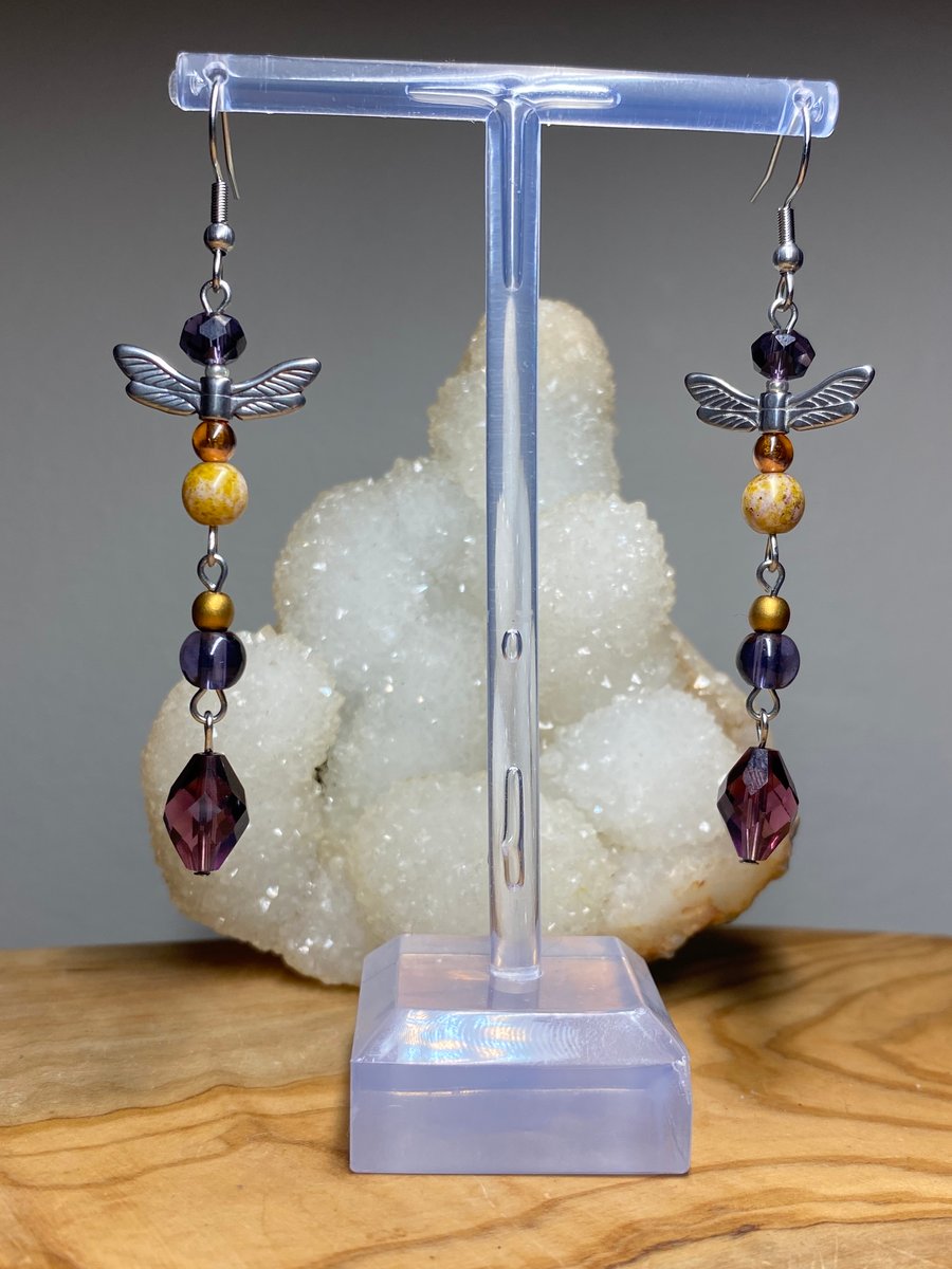 Kira - Dark Crystal Inspired Earrings 