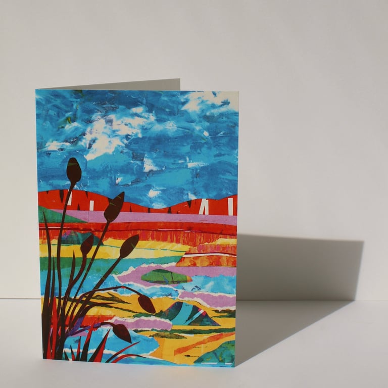 RIVER'S END-BLANK GREETINGS CARD