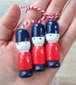 Toy Soldier Ornaments - Upcycled from Vintage Toys