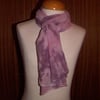 Handmade hand dyed silk chiffon scarf - 'Romance'