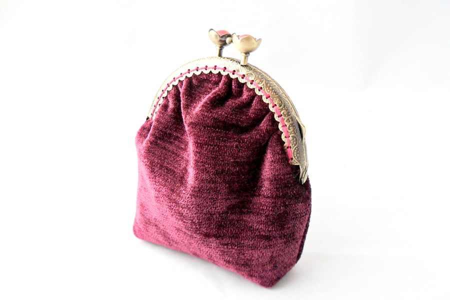Velvet coin purse