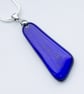 Sparkly Blue Glass Pendant - 1261 - Image 3