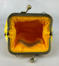 Bee coin purse, Bees frame purse, Optional chain, Handmade - Image 9