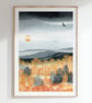 Autumn Mist Illustrated Art Print  - Image 6
