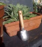 House plant trowel with Ash handle, High carbon steel, Hand forged. 8 inch,210mm