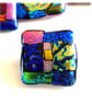 Dichroic L008 Luxury Fused Glass Patchwork Brooch Handmade  - Image 2