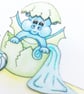 New Baby Boy Card - Baby Dragon Egg  - Image 5