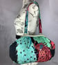Peacocks large shoulder bag, Birds kiss clasp bag, 2 options, Handmade - Image 5