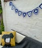 Bunting, forget-me-not crochet bunting  - Image 7