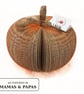 Large Pumpkin Book Gift - Handmade Halloween Decoration - Image 1